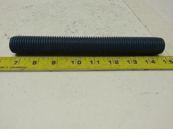 1"-8 X 8-1/4" Blue Teflon Steel Threaded Rod Stud Lot of 3