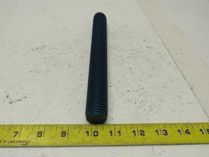 1"-8 X 8-1/4" Blue Teflon Steel Threaded Rod Stud Lot of 3