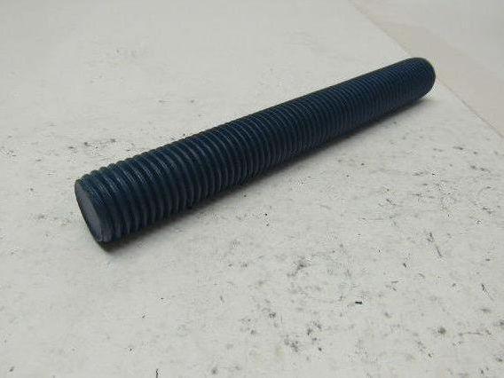 1"-8 X 8-1/4" Blue Teflon Steel Threaded Rod Stud Lot of 3