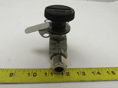 Parker 8Z(A)-B8LJ2-SS-S-LD 1/2" Female CPI Fit Tube Stainless Steel Ball Valve
