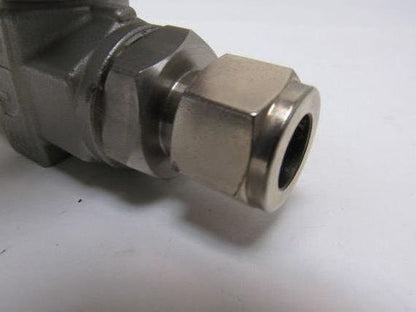 Parker 8Z(A)-B8LJ2-SS-S-LD 1/2" Female CPI Fit Tube Stainless Steel Ball Valve