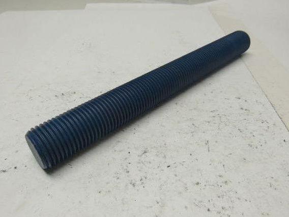 1-1/4"-8x11-3/4" Blue Teflon Steel Threaded Rod Stud