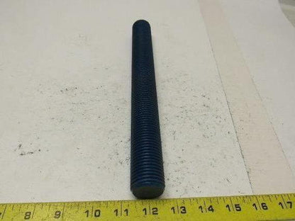 1-1/4"-8x11-3/4" Blue Teflon Steel Threaded Rod Stud