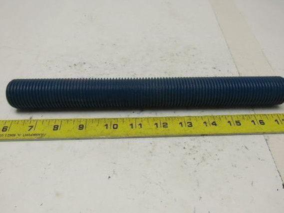 1-1/4"-8x11-3/4" Blue Teflon Steel Threaded Rod Stud