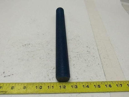 1-1/4"-8x11-3/4" Blue Teflon Steel Threaded Rod Stud