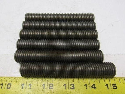 3/4"-10x4-1/4" (OAL 4-1/2") A320 L7 Fully Threaded Stud lot of 6