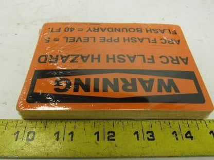 Brimar 3-1/2" X 5" Warning Arc Flash Hazard 40FT Decal Sticker Lot of 50