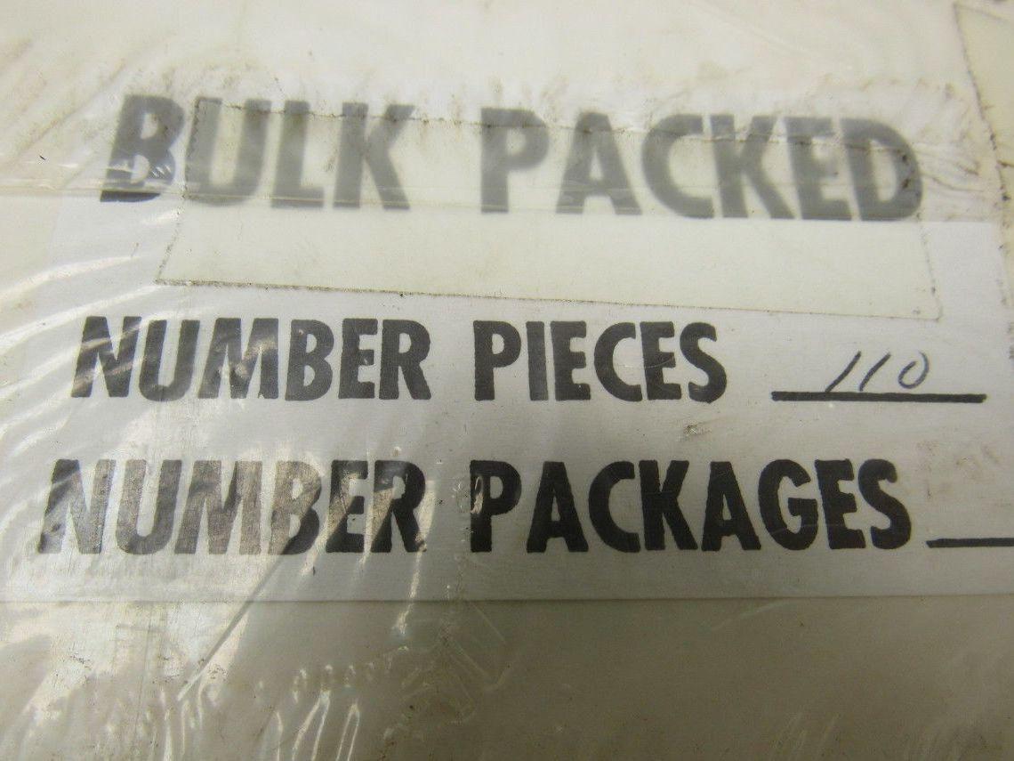 Emedco XQS90763 3-1/2" X 5" Warning Arc Flash Hazard 30FT Sticker Lot of 110