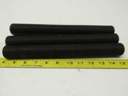 1-1/4"-8x8" (OAL 8-1/4") A193 B7 Fully Threaded Stud Black Finish Lot of 3