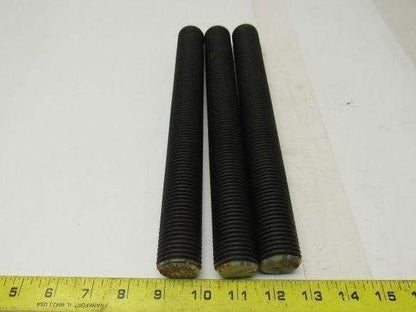 1-1/4"-8x8" (OAL 8-1/4") A193 B7 Fully Threaded Stud Black Finish Lot of 3