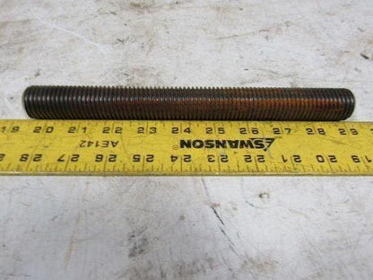 1"-8x9-1/2" (OAL 9-3/4") A193 B7 Fully Threaded Stud Plain Finish Lot of 5