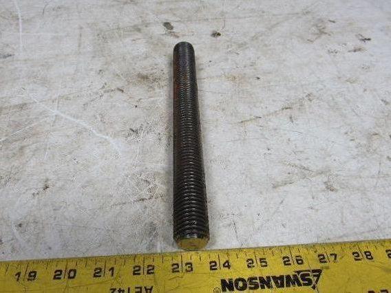 1"-8x9-1/2" (OAL 9-3/4") A193 B7 Fully Threaded Stud Plain Finish Lot of 5
