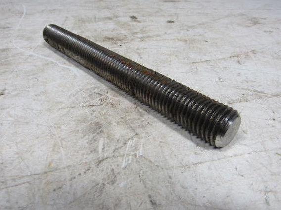 1"-8x9-1/2" (OAL 9-3/4") A193 B7 Fully Threaded Stud Plain Finish Lot of 5