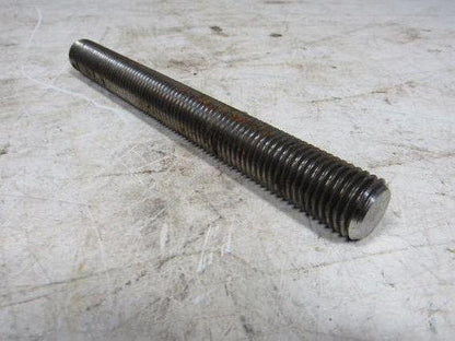 1"-8x9-1/2" (OAL 9-3/4") A193 B7 Fully Threaded Stud Plain Finish Lot of 5
