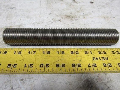 1-1/4"-8x 8" (OAL 8-1/4") B8M 316 Stainless Steel Fully Threaded Stud Lot of 5