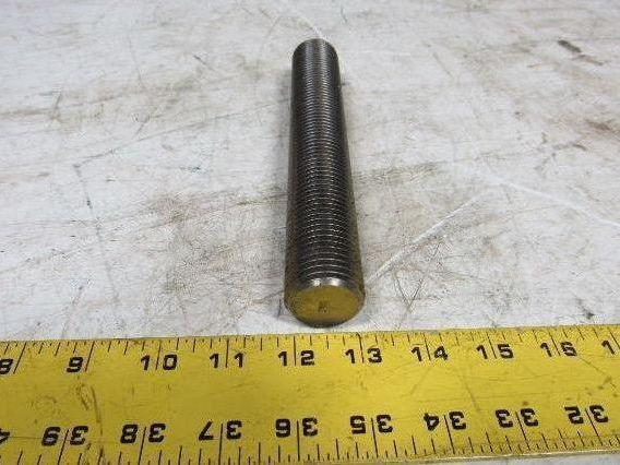 1-1/4"-8x 8" (OAL 8-1/4") B8M 316 Stainless Steel Fully Threaded Stud Lot of 5
