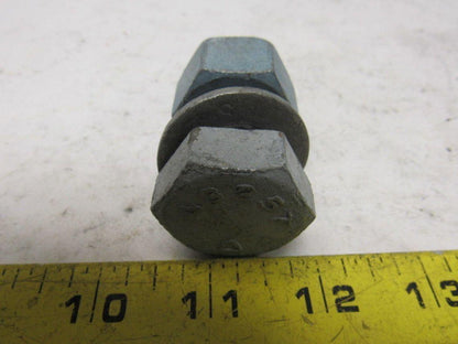 Galvanized Hex Head Bolts W/Nut Fully Threaded  3/4"-10 x 1-3/4" lot of 25