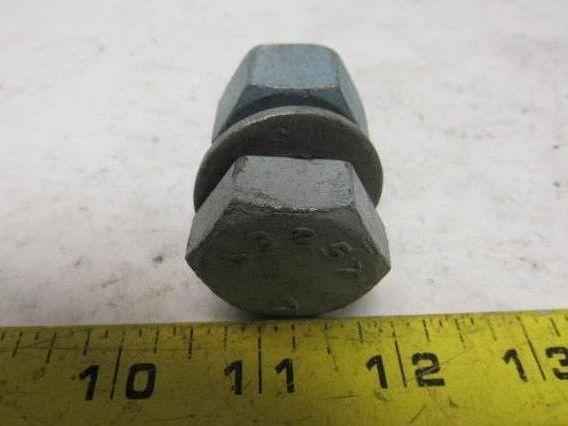 Galvanized Hex Head Bolts W/Nut Fully Threaded  3/4"-10 x 1-3/4" lot of 25