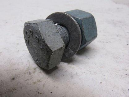Galvanized Hex Head Bolts W/Nut Fully Threaded  3/4"-10 x 1-3/4" lot of 25