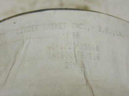 Leader Metallic Spiral Wound Pipe Gasket 1-1/2" 1500# Lot of 8