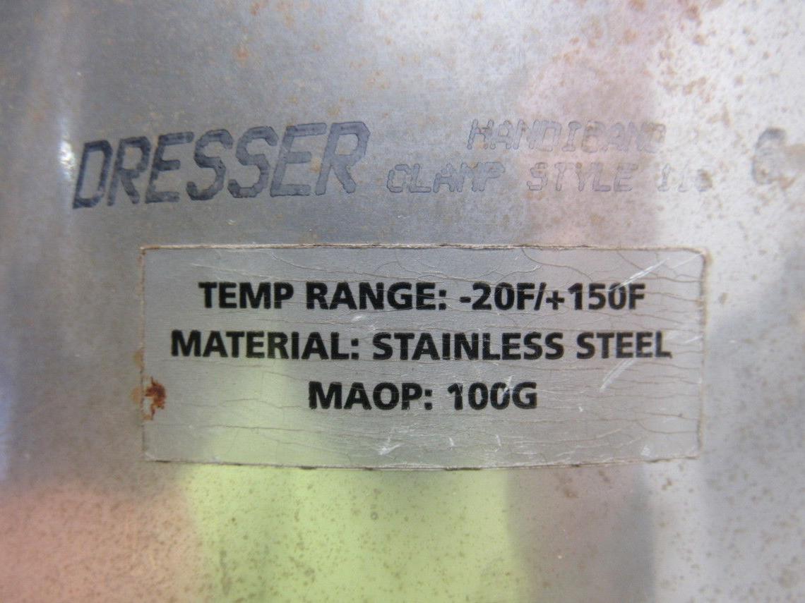 Dresser 118 Handiband Stainless Steel Repair Clamp 3" x 3"