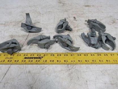 1-1/2" Conduit Pipe Tube Galvanized Malleable Iron Clamp Parallel Lot of 8