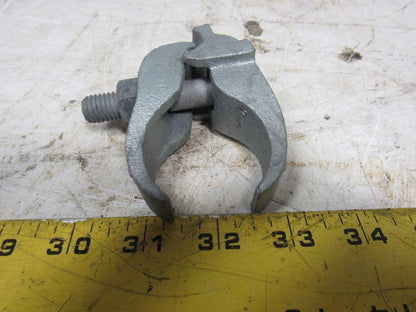 1-1/2" Conduit Pipe Tube Galvanized Malleable Iron Clamp Parallel Lot of 8