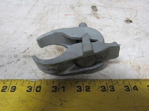 1-1/2" Conduit Pipe Tube Galvanized Malleable Iron Clamp Parallel Lot of 8