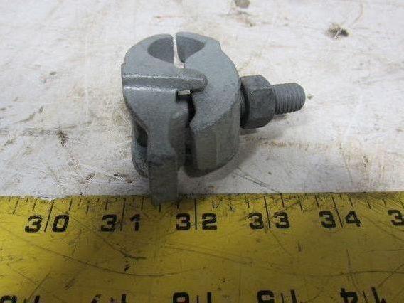 1-1/2" Conduit Pipe Tube Galvanized Malleable Iron Clamp Parallel Lot of 8