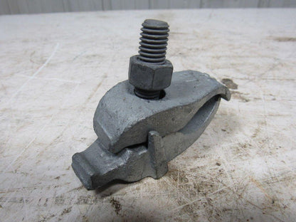 1-1/2" Conduit Pipe Tube Galvanized Malleable Iron Clamp Parallel Lot of 8