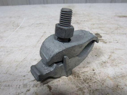 1-1/2" Conduit Pipe Tube Galvanized Malleable Iron Clamp Parallel Lot of 8