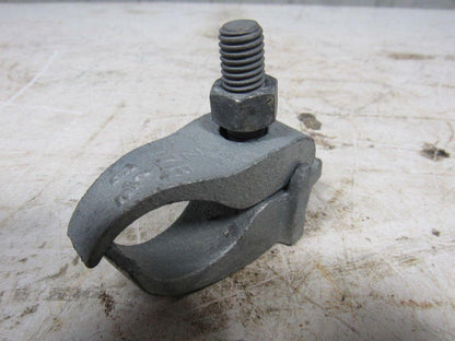 1-1/2" Conduit Pipe Tube Galvanized Malleable Iron Clamp Parallel Lot of 8