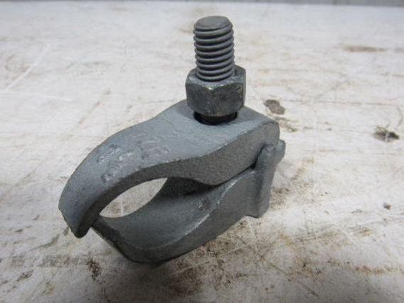 1-1/2" Conduit Pipe Tube Galvanized Malleable Iron Clamp Parallel Lot of 8