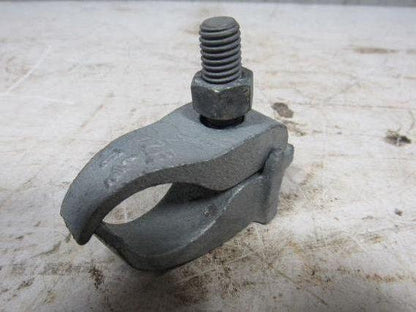 1-1/2" Conduit Pipe Tube Galvanized Malleable Iron Clamp Parallel Lot of 8