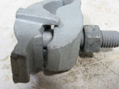 1-1/2" Conduit Pipe Tube Galvanized Malleable Iron Clamp Parallel Lot of 8