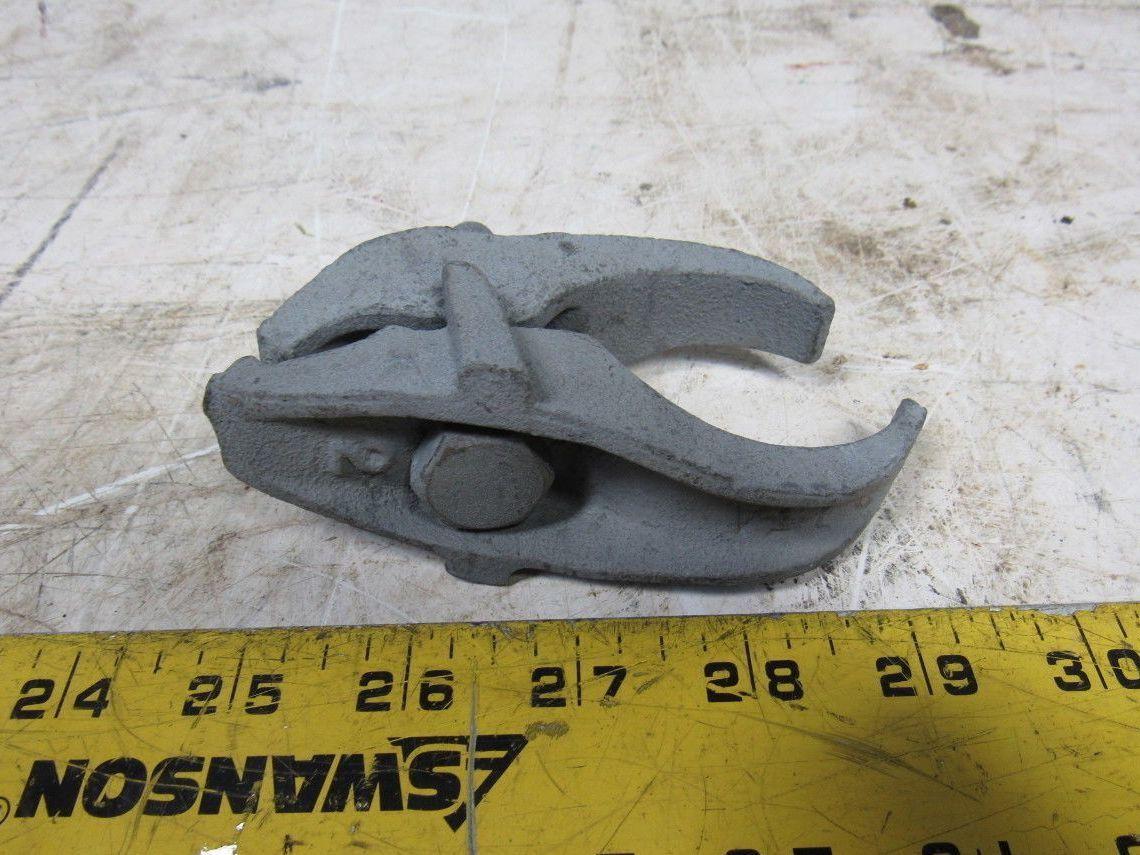 2" Conduit Pipe Tube Galvanized Malleable Iron Clamp Parallel Lot of 5