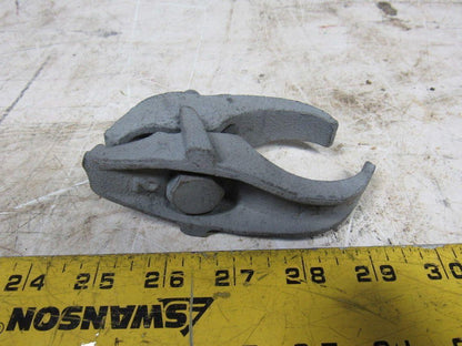 2" Conduit Pipe Tube Galvanized Malleable Iron Clamp Parallel Lot of 5