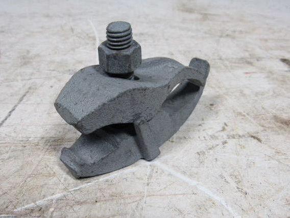 2" Conduit Pipe Tube Galvanized Malleable Iron Clamp Parallel Lot of 5