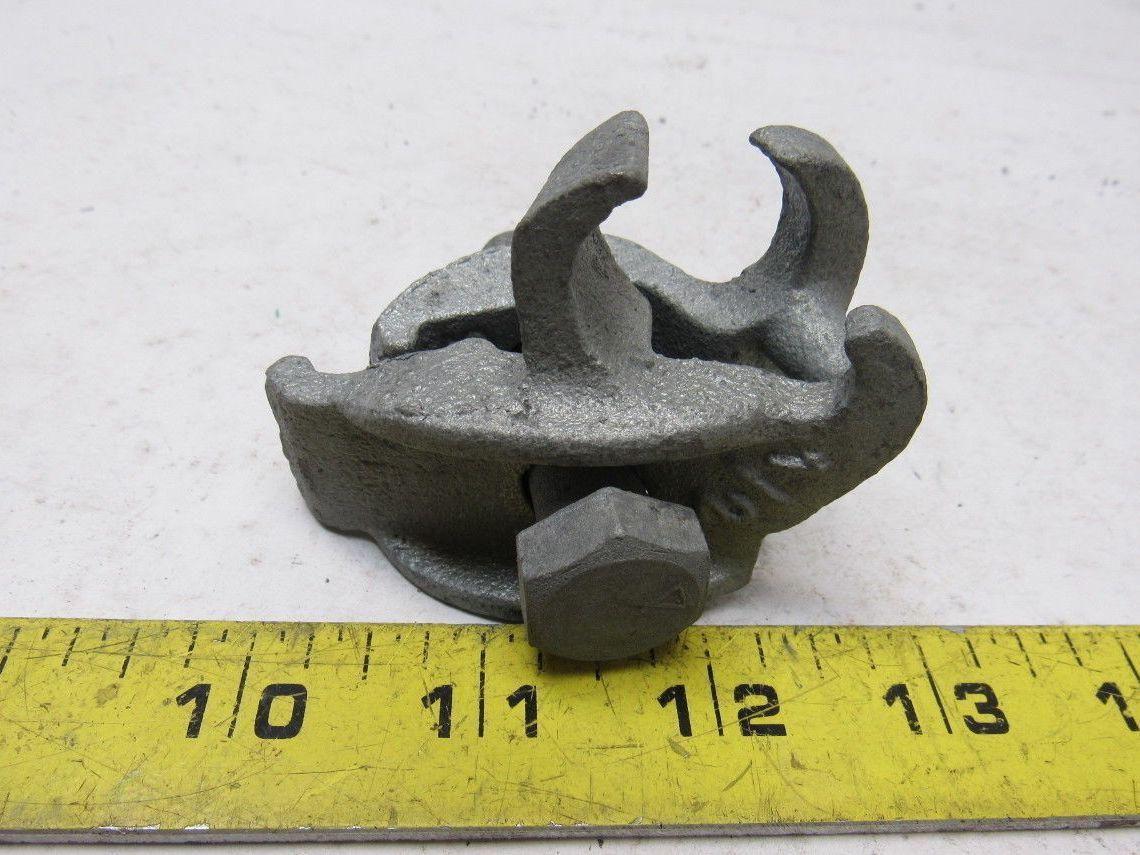 Steel City PC-50ET Galvanized Edge Type Rigid Conduit Clamp Lot Of 23