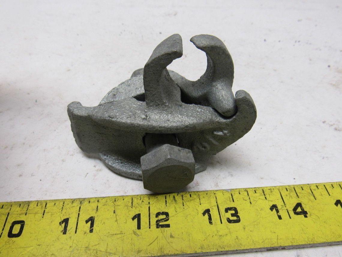 Steel City PC-50ET Galvanized Edge Type Rigid Conduit Clamp Lot Of 23