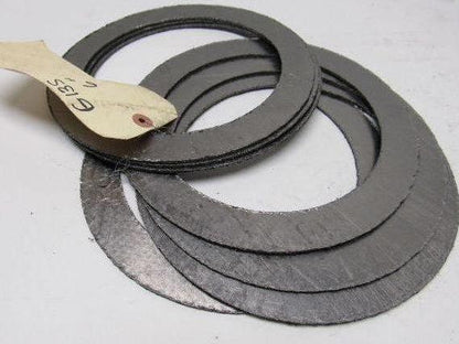 Durlon FCT316 150 # 6" X 1/16" Flexible Graphite Flat Ring Gasket Lot Of 7