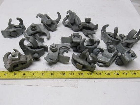 1" Galvanized Edge Type Rigid Conduit Clamp Lot Of 15