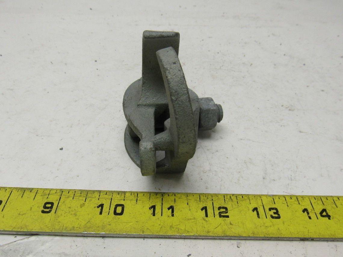 1-1/4" Galvanized Edge Type Rigid Conduit Clamp Lot Of 12