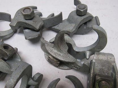 1-1/2" Galvanized Edge Type Rigid Conduit Clamp Lot Of 12