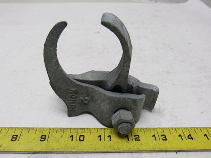 2" Galvanized Edge Type Rigid Conduit Clamp Lot Of 7