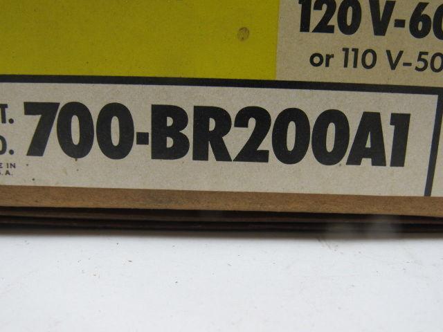A-B Allen Bradley 700-BR200A1 Series A 2 Pole 2 NO Contact Type BR AC Relay