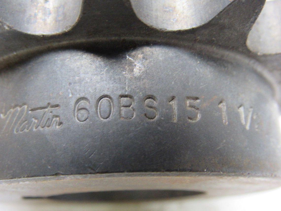 Martin 60BS15 1-1/2 Single Row 1-1/2" Bore To Size 15 Tooth Sprocket