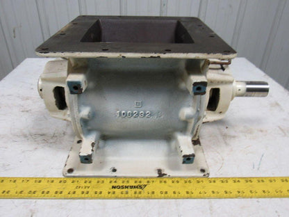 MAC MD20 Rotary Airlock 8"x 8" Infeed S.S. 8 Vane Closed End Rotor