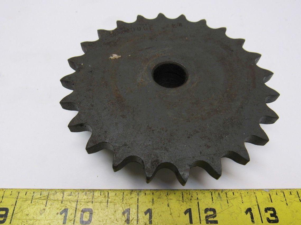 424 #40 Single Row 5/8" Bore to Size 24 Tooth Sprocket