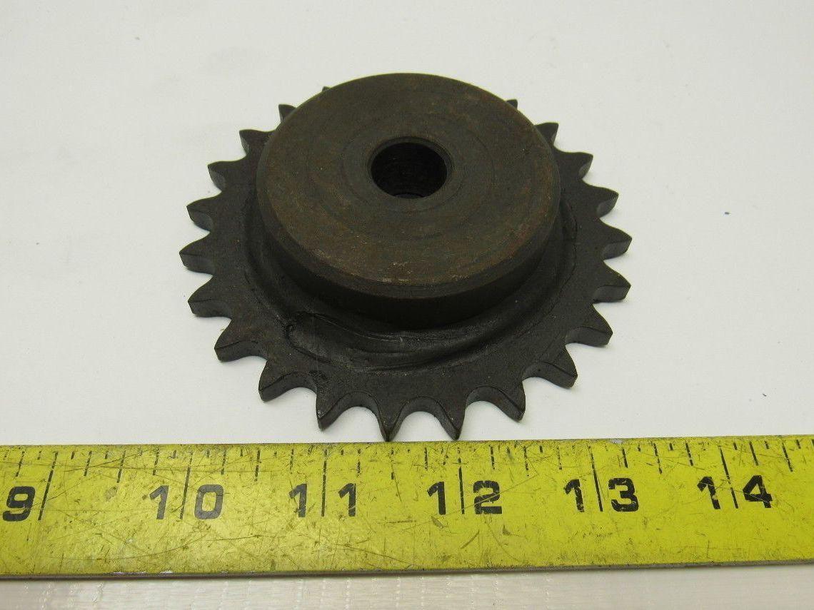 424 #40 Single Row 5/8" Bore to Size 24 Tooth Sprocket